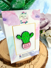 Load image into Gallery viewer, introvert humour enamel badge