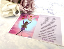 Load image into Gallery viewer, A woman’s juggle postcard