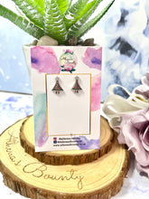 Load image into Gallery viewer, Sterling Silver Christmas Tree studs