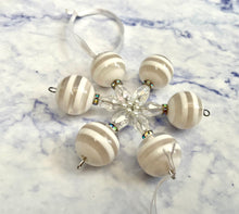 Load image into Gallery viewer, EVANGELINE Beaded Snowflake Decoration