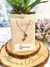 Load image into Gallery viewer, Birth Flower Necklace