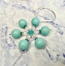 Load image into Gallery viewer, EVANGELINE Beaded Snowflake Decoration