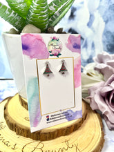 Load image into Gallery viewer, Sterling Silver Christmas Tree studs