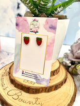 Load image into Gallery viewer, STRAWBERRY Studs