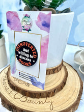 Load image into Gallery viewer, “Introverted but willing to discuss books” enamel pin