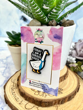 Load image into Gallery viewer, funny goose lapel pin