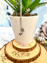 Load image into Gallery viewer, Birth Flower Necklace