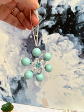 Load image into Gallery viewer, EVANGELINE Beaded Snowflake Decoration