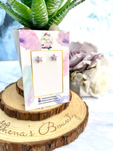 Load image into Gallery viewer, 925. Pink star Stud