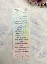Load image into Gallery viewer, Affirmation Poetry Bookmarks