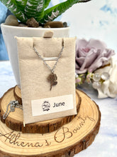 Load image into Gallery viewer, Birth Flower Necklace