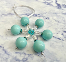 Load image into Gallery viewer, EVANGELINE Beaded Snowflake Decoration