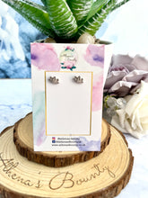 Load image into Gallery viewer, 925. Lotus Flower Stud
