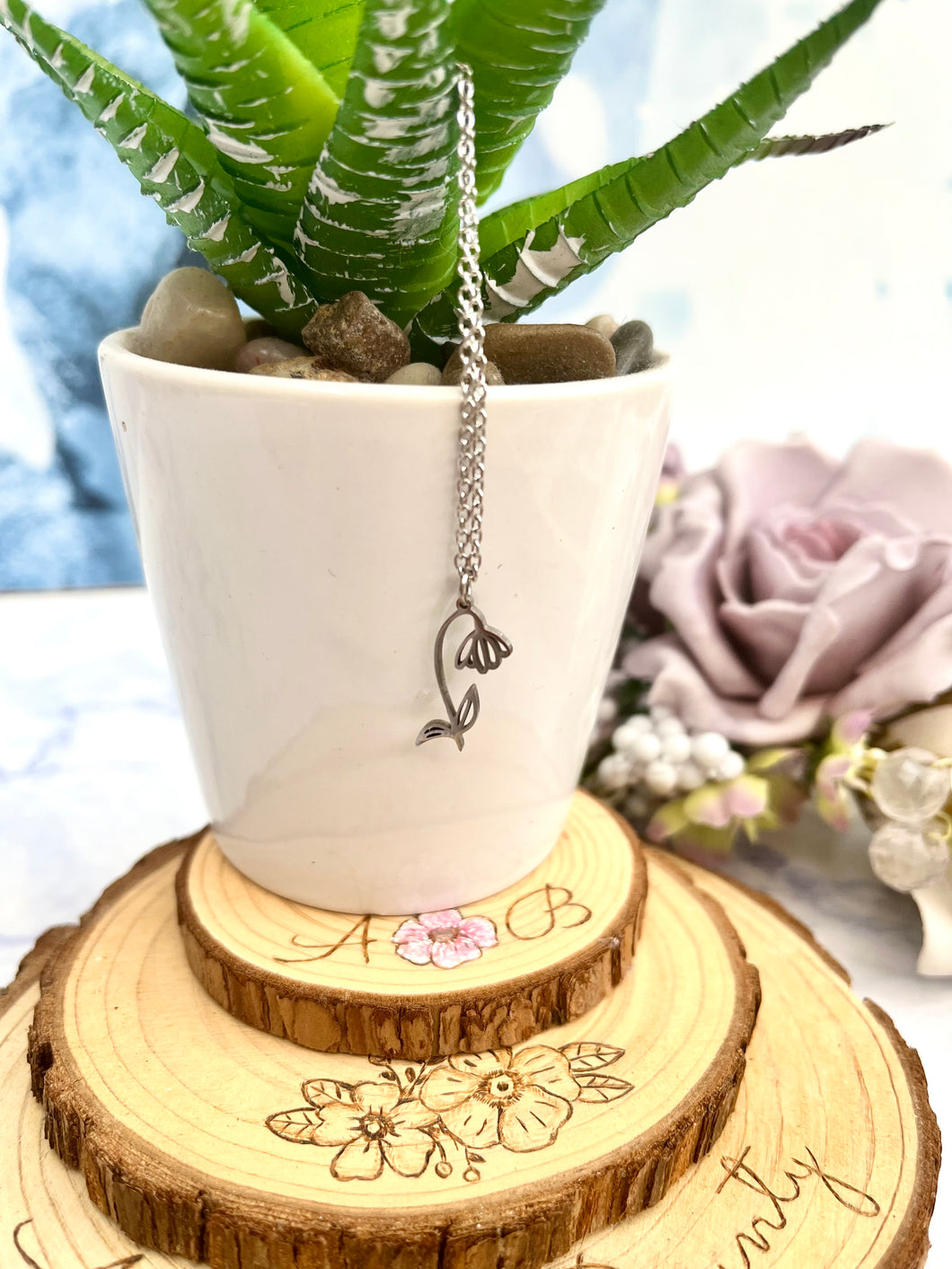 Birth Flower Necklace