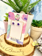 Load image into Gallery viewer, 925. Purple Stud
