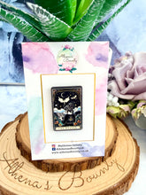 Load image into Gallery viewer, Reader tarot card enamel pin UK
