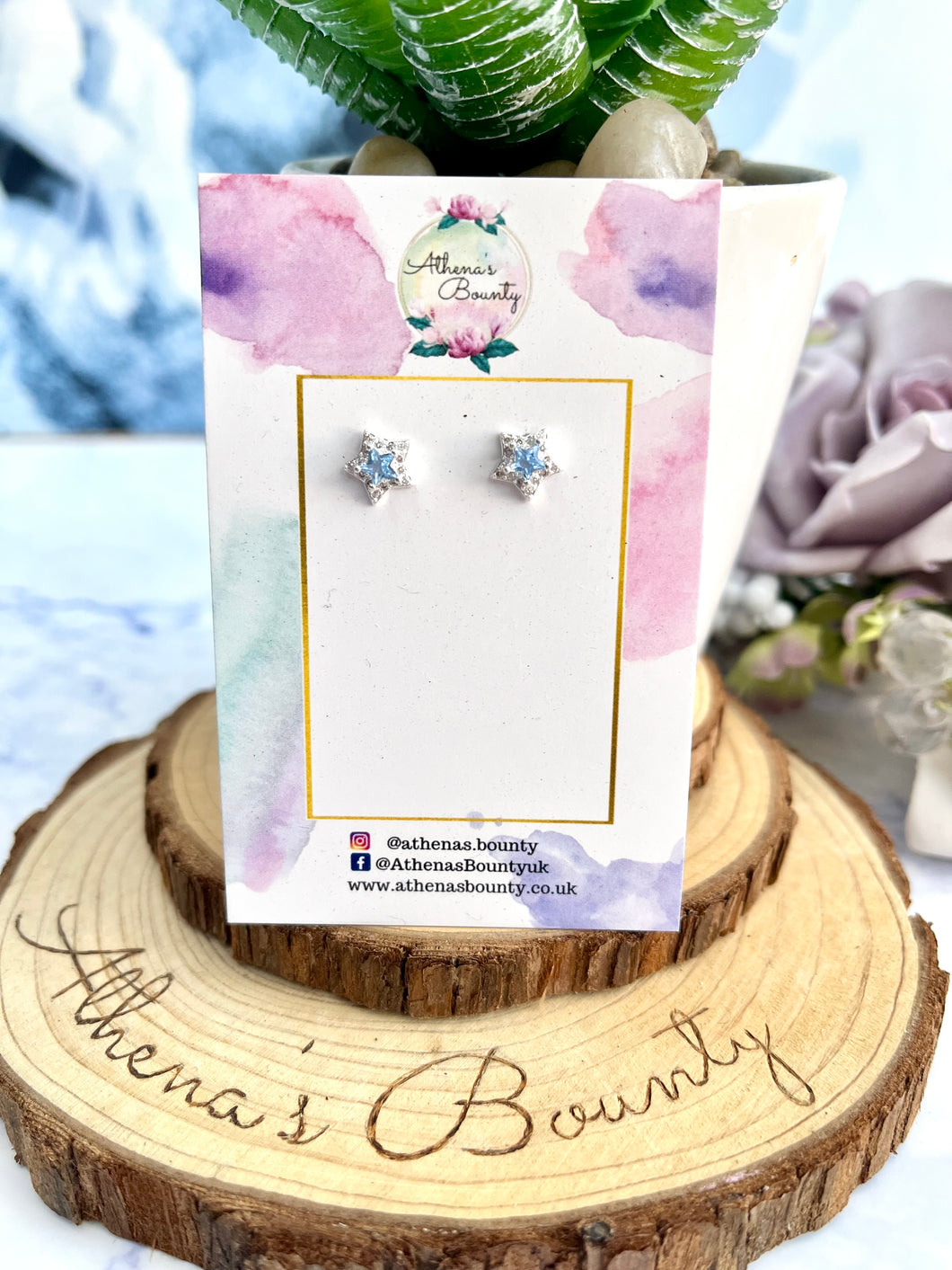 925. Blue Star Stud