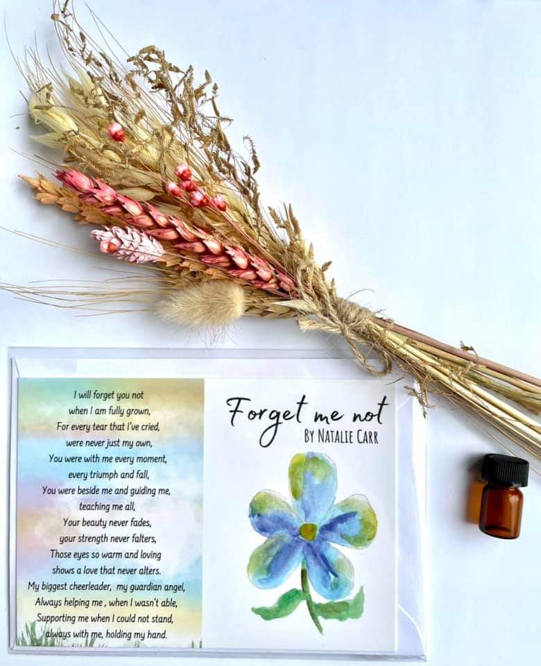 Forget me not postcard